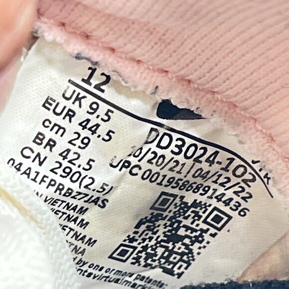 Nike React Infinity Run Flyknit 3 Pink Running Shoes DD3024-102 Women's Size 12 - Picture 9 of 10